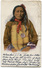 CARTOLINA SHORT BULL CHIEF INDIANI DAKOTA AMERICA INDIAN NATIVE AMERICAN VIAGGIATA ANNO 1904 - Indiani Dell'America Del Nord