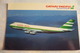 AIRLINE ISSUE / CARTE COMPAGNIE    CATHAY PACIFIC  B 747 200B - 1946-....: Ere Moderne