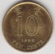 @Y@    Hong Kong   10  Cents  1998    (3749) - Hongkong