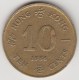 @Y@    Hong Kong   10  Cents  1986    (3763) - Hongkong