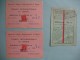 Lot De Tickets De Transport Stresa Borromeo Et Billets Tournoi Internationale De Tennis Juillet 1397 - Other & Unclassified