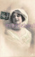 FEMME élégante Mousseline - Elegant Lady Muslin - 1912 - Portrait  - 2 Scans - Mujeres