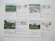 BRD Ganzsachen / Bildpostkarten 96 Stück Burgen Und Schlösser / Heinemann / Unfallverhütung. Viele Zusatzfrankaturen!! - Colecciones