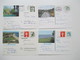 Delcampe - BRD Ganzsachen / Bildpostkarten 96 Stück Burgen Und Schlösser / Heinemann / Unfallverhütung. Viele Zusatzfrankaturen!! - Colecciones