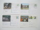Delcampe - BRD Ganzsachen / Bildpostkarten 96 Stück Burgen Und Schlösser / Heinemann / Unfallverhütung. Viele Zusatzfrankaturen!! - Collections