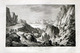 SUISSE SWISS GRANDE VUE DES MONTAGNES DU VAL TRAVERS ET LAC DE NEUCHATEL  ZURLAUBEN 1780 - Estampes & Gravures