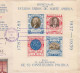 GUATEMALA 1938 (5 Scans) ... 18 Special Stamps With Block On Large FDC Letter With Many Stamps - Guatemala