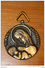 Très Gros Médaillon Bronze "Virgo Protegatte / Vierge à L'Enfant" Pendentif Médaille Religieuse - Religious Medal - Religion & Esotérisme