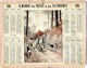 CALENDRIER Grand Format: 1925: La Chasse à Courre: A La Voie - Big : 1921-40