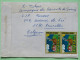 Belgium 1980 Cover Bruxelles To England - Franking Cancel - Mining Company From Guinea - Train Stamps From Guinea - Covers & Documents