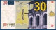 1 SPÉCIMEN VRAIE FAUSSE MONNAIE 30 EURO EYPO DISTRIBUE PAR LA MAISON DE VALERIE PUBLICITAIRE FICTIF DOCUMENT - Specimen