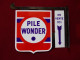 - Plaque émaillée "Pile Wonder" . Double Face - - Andere & Zonder Classificatie