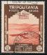 Tripolitania, Scott # C43-8 Used Plane Shadow, Camel Corps, 1934 - Tripolitania