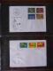 Delcampe - Collezione FDC Liechtenstein 1966/77 (m200) - Collections (en Albums)