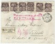 Greece 1930 Italian Occupation Of Rhodes - Rodi (Egeo) Registered Cover - Dodecanese