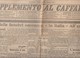 DOC2) QUOTIDIANO GIORNALE GENOVA SUPPLEMENTO AL CAFFARO 10 AGOSTO 1900  FUNERALI UMBERTO I E ALTRE NOTIZIE - Avant 1900