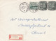 EXportation N° 768 Paire + N° 726 / Lettre RECOMMANDE De LOKEREN Vers BXL - 1948 Exportación