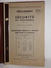 SNCF - RARE "Règlement Sécurité Du Personnel" De 1965 - Rèf: P.9a - N°1 - SNCF - Eisenbahnverkehr