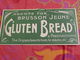 PLAQUE  **PUB ** / CARTON PUBLICITAIRE '' GLUTEN BREAD ''épis De Blé **Épicerie -Alimentation. - Pappschilder