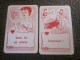 Delcampe - Vintage Jeu De 32 Cartes à Jouer Grivoise EROTIC - Single Swap/playing Card Erotique Erotik Spielkarte Erotico Erotiques - Playing Cards (classic)