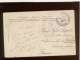 Timbre Stamp Mouchon Chine Oblitération Corr. D'armée Shanghai 11 4 1907 Cachet Marine Française, Chinese Street Scene - Cartas & Documentos