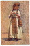 Types De Bosnie Et Herzegovine Bozzarich  Art Card Costume Woman Tricot - Bosnie-Herzegovine