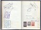 Delcampe - URUGUAY - 1980 PASSPORT - PASSEPORT - UK MODEL- Vf JUGOSLAVIJA - PORTUGAL - ROYAUME Du MAROC - VISAS And REVENUES STAMPS - Historical Documents
