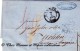 ALLEMAGNE SUISSE 1854 - HAMBOURG WOHLEN PAR FRANCFORT - BRUNHOBER - TAXEE - MARQUE POSTALE LAC - Vorphilatelie