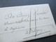 FRankreich Vorphila / Prephila Anfang 19. Jahrhundert?! Blauer Stempel: Charite A Lyon - 1801-1848: Precursors XIX