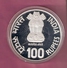 INDIA 100 RUPEES AG PROOF 1981 INTERNATIONAL YEAR OF THE CHILD EXTREMELY SCARCE (SCRATCHES ONLY ON CAPSEL) - Inde
