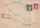 DEUTSCHES REICH 1944 - 12 + 30 Pf Auf R-Brief Gel.v.Görlitz Nach Wien VI - Lettres & Documents