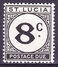 ST LUCIA 1949 KGVI 8c Black Postage Due SGD9 MNH - St.Lucia (...-1978)