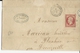 1859 - 80C EMPIRE (SUPERBE TEINTE) Sur LETTRE De VILLEFRANCHE De ROUERGUE (AVEYRON) Pour FLANHAC - 1849-1876: Période Classique