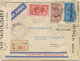 Lettre Recommandée Censurée N° 000 Du 11 Janvier 1941 Pour Agence Havas Perpignan , Via NY Transatlantique ............. - Lettres & Documents