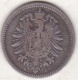 ALLEMAGNE . 50 PFENNIG 1875 G (KARLSRUHE)  . ARGENT - 50 Pfennig