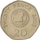 Monnaie, Guernsey, Elizabeth II, 20 Pence, 2003, SPL, Copper-nickel, KM:90 - Guernsey