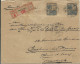 INDES NEERLANDAISES - 1925 - ENVELOPPE (VIGNETTE AU DOS -SIEHE RÜCKSEITE) RECOMMANDEE De BANDOENG Pour ENGHIEN LES BAINS - Indes Néerlandaises