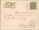 1889-Italia Busta Raccomandata Affrancata 45c.Umberto I Cat.Sassone Euro 36 - Marcofilie