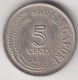 @Y@    Singapore  5 Cents   1969     (3978) - Singapore