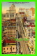 SAN FRANCISCO, CA - CALIFORNIA STREET LOOKING TOWARD NOB HILL - ANIMATED - SCENIC VIEW CARD CO - - San Francisco