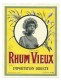 Ancienne Etiquette Rhum  Vieux  Importation Directe  Etiquette Vernie    Louis Plouviez Paris N°160 Spécimen Femme Sein - Rhum