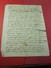 MILITARIA ANCIEN MANUSCRIT LETTRE DE MILITAIRE à DÉCHIFFRER à DATER QQ MOTS-SERGENT PATRIE DÉFAITE FORMATION LIRE ??... - Manoscritti