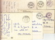 Six, Sechs (6)  Oblitérations Militaires Auf Ansichtskarten - Postmarks