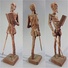 ~ STATUE DON QUICHOTTE AU LIVRE # Sculpture Cervantes Souvenir Espagne Art Populaire Littérature Livre Sancho - Bois