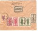 TP 280(5)-286(2)-282(2)-283(2)284(2)-285(2) S/L.Avion C.Basankusu 7/9/1948 V.Bruxelles PR3718 - Covers & Documents