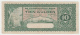 Curacao 10 Gulden 1939 VF RARE Pick 23 - Antillas Neerlandesas (...-1986)