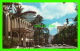 WAIKIKI, HI - KALAKAUA AVENUE ANIMATED WITH OLD CARS - TRAVEL IN 1977 - WORLD WIDE DISTRIBUTORS LTD - - Other & Unclassified