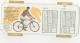 CALENDRIERS 1969 - ( Théme Cyclomoteur Cady ; Mobylette ; Bicyclettes ; ) Dépliant - SYMPA !!!!!!!!! - Big : 1961-70