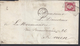 FR - 1861 - Timbre N° 17 A Oblitération Losange Lettre N.P. Sur Pli De Nantes  Vers Rouen - 4 SCANS - - 1862 Napoléon III