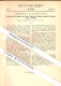 Original Patent - Charles Ross In Teufelsbrücke B. Altona / Hamburg , 1879 , Behandlung Von Bier , Brauerei , Flottbek - Altona